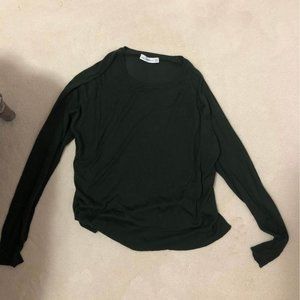 Zara Dark Forest Green Knit Top